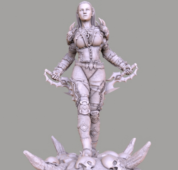 Garona Halforcen 3D Model