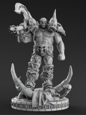 Garrosh Hellscream 3D Model