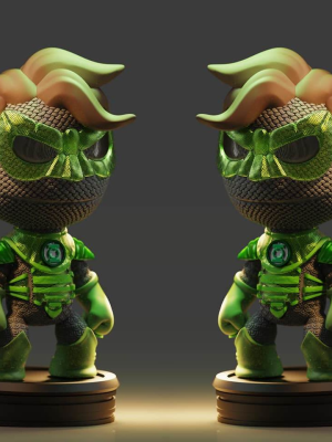 Green Lantern Chibi 3D Model