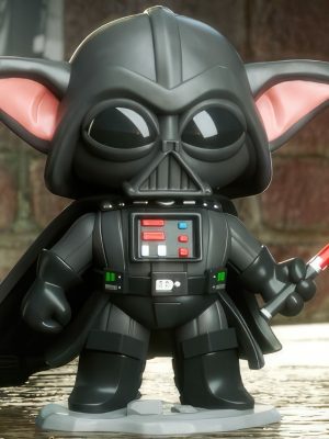 Groguas Darth Vader Chibi 3D Model