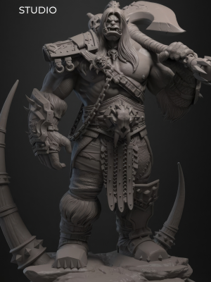 Grommash Hellscream 3D Model