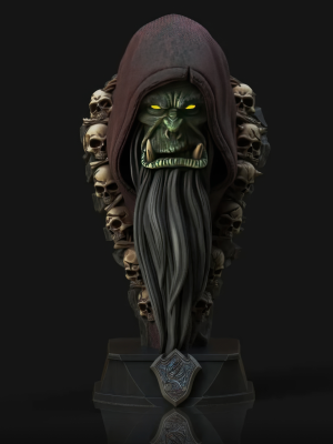 Gul'dan Bust 3D Model