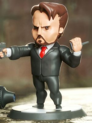 Hans Gruber Chibi 3D Model