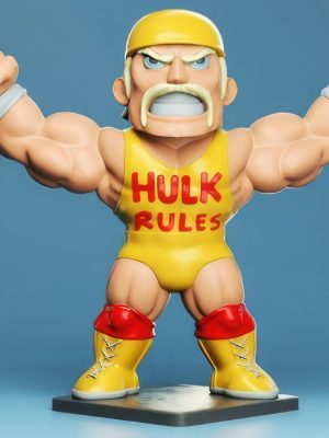 Hulk Hogan Chibi 3D Model