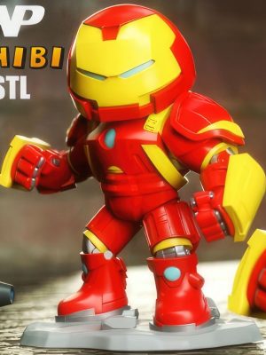 Hulkbuster Chibi 3D Model