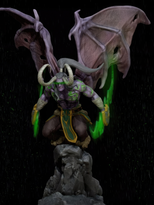 Illidan Stormrage 3D Model