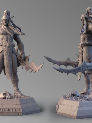 Illidan Stormrage 3D Model