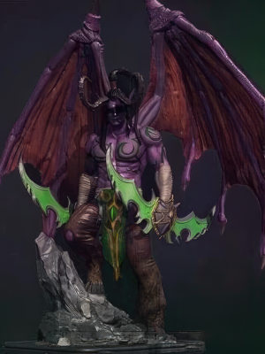 Illidan Stormrage 3D Model