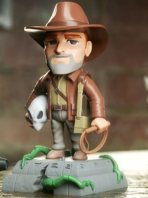 Indiana Jones Chibi 3D Model