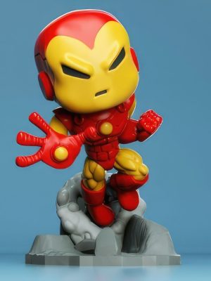 Iron-Man Chibi 3D Model