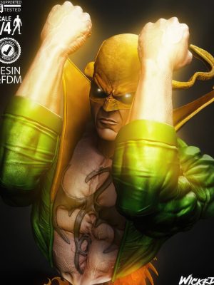 Iron Fist Bust 3D Model