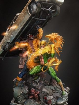 Iron Fist and Luke Cage 3D Model