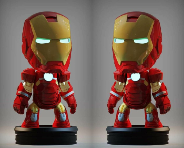 Iron Man Little Chibi 3D Model