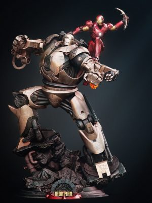Iron Man and Iron Monger 3D Model