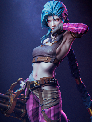 Jinx 3D Model