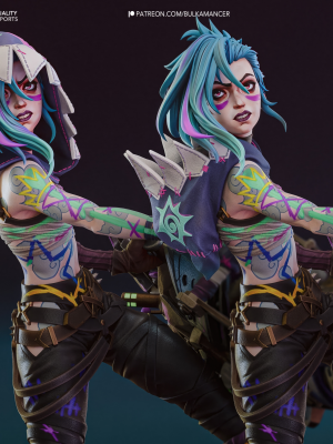 Jinx 3D Model