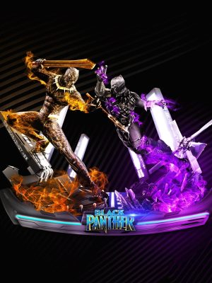 Killmonger vs Black Panther 3D Model