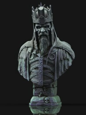 King of the Dead Bust 3D Model