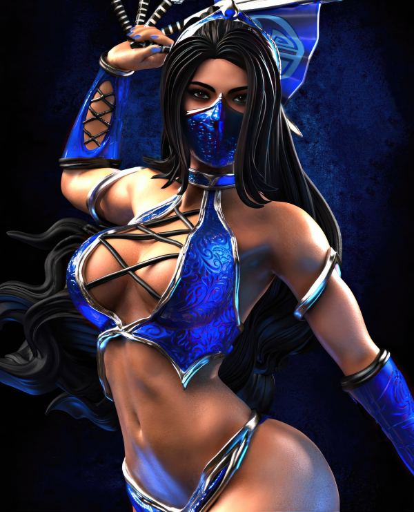 Kitana 3D Model — изображение 3