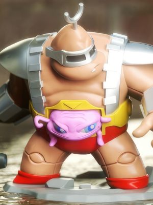 Krang Chibi 3D Model