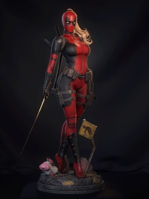Lady Deadpool 3D Model
