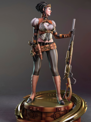 Lady Mechanika 3D Model