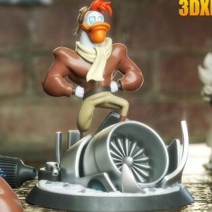 Launchpad McQuack Chibi 3D Model