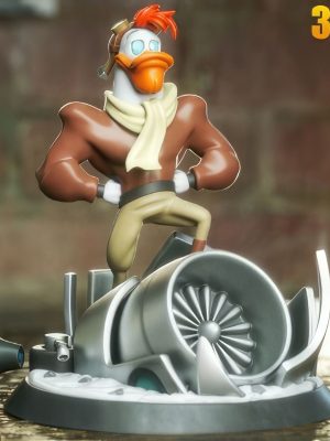 Launchpad McQuack Chibi 3D Model