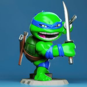 Leonardo Chibi 3D Model