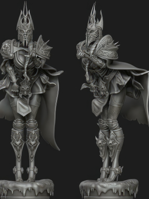 Lich Girl 3D Model