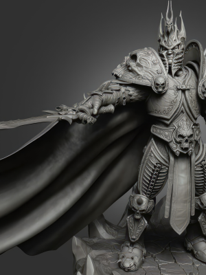 Lich King 3D Model