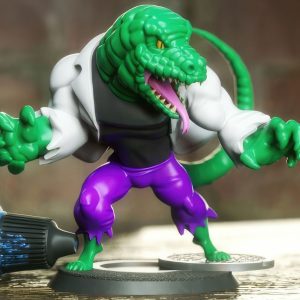 Lizard Chibi 3D Model