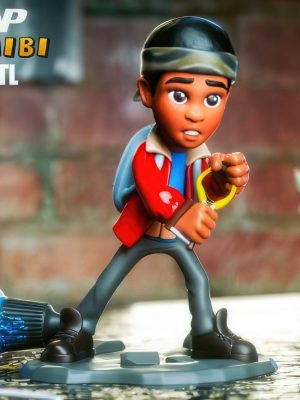 Lucas Stranger Things 3D Model