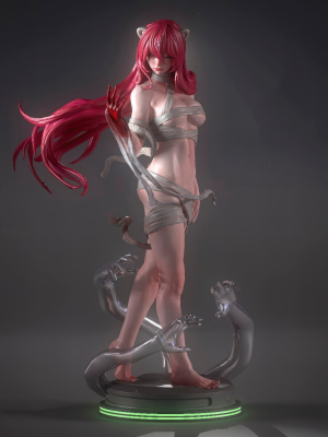 Lucy Elfen Lied 3D Model