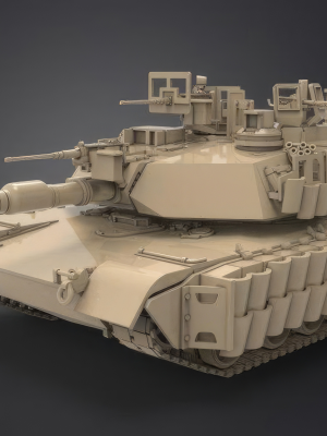 M1A2 Abrams 3D Model