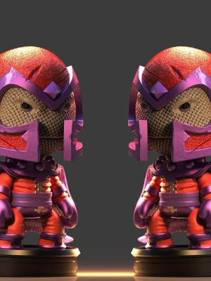 Magneto Chibi 3D Model