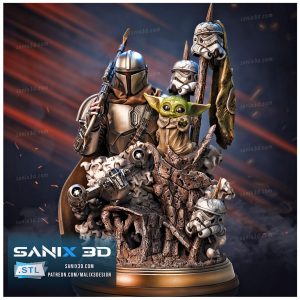 Mandalorian 3D Model