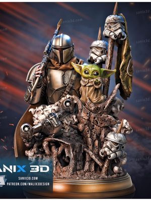 Mandalorian 3D Model