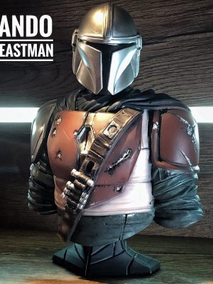 Mandalorian Bust 3D Model