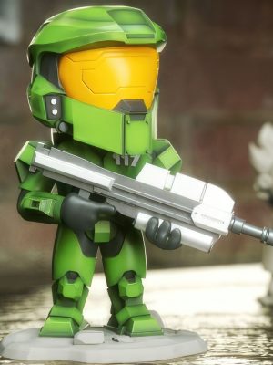 Master Chief Halo Chibi 3D Model