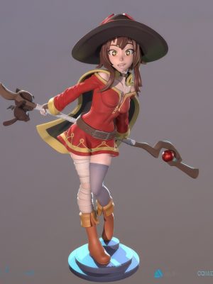 Megumin Explosion 3D Model