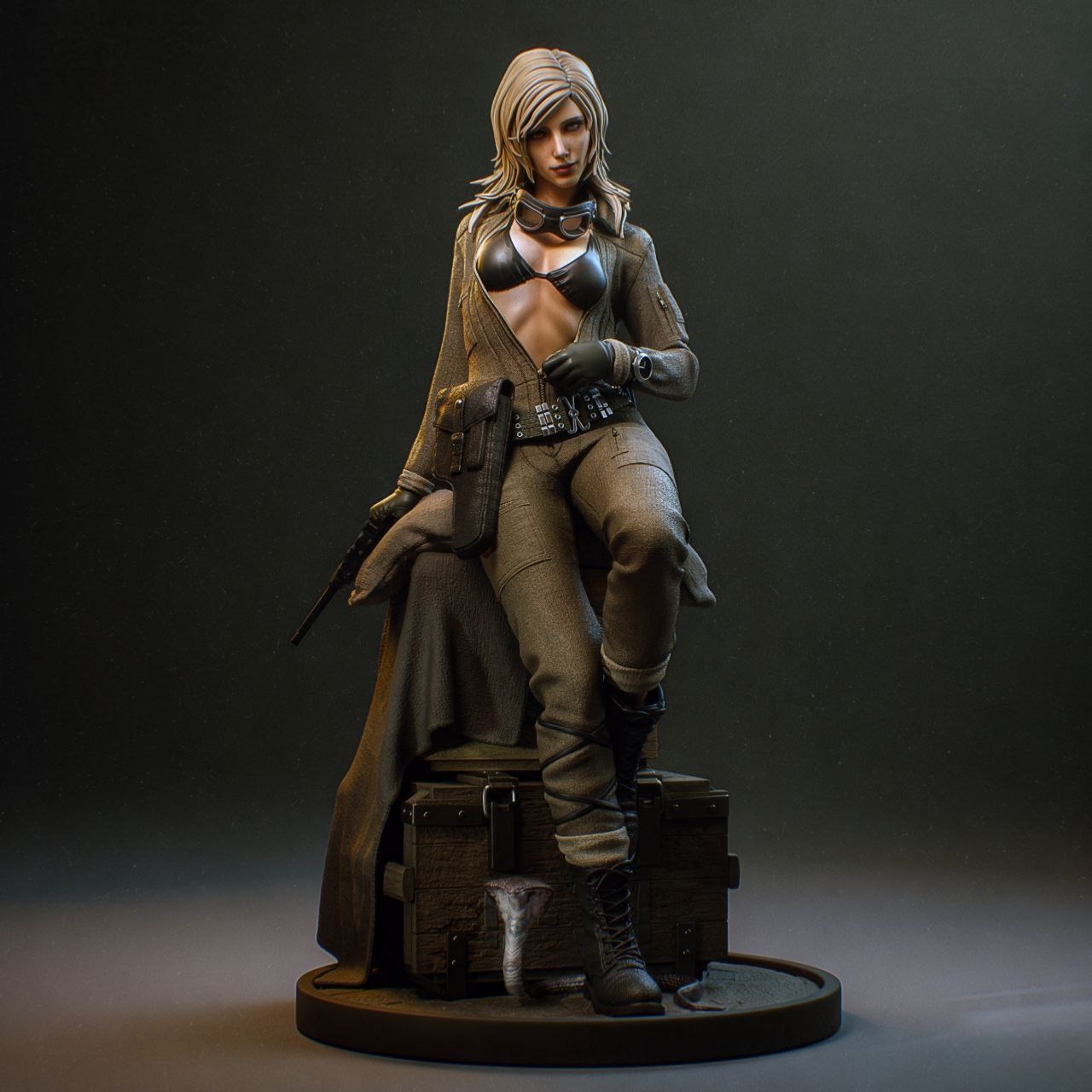 Metal Gear Solid Delta Snake Eater Eva 3D Model