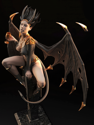 Mizora Baldurs Gate 3 3D Model