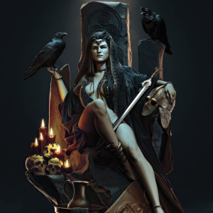 Morrigan Dragon Age 3D Model
