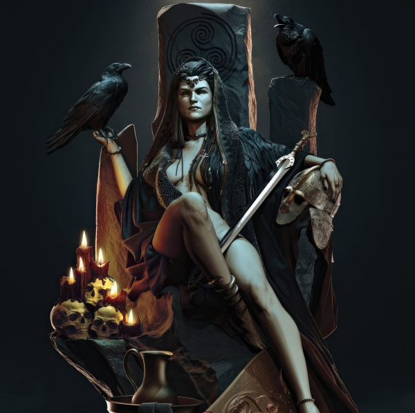 Morrigan Dragon Age 3D Model