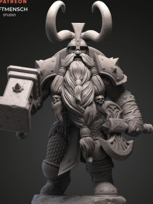 Muradin Bronzebeard 3D Model