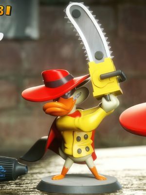 Negaduck Chibi 3D Model