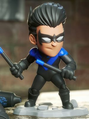 Nightwing Chibi 3D Model