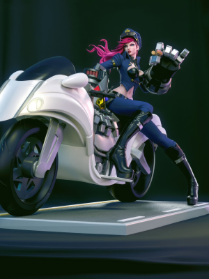 Officer Vi 3D Model