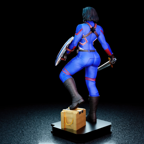 Peggy Carter 3D Model — изображение 2